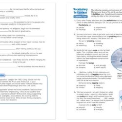 Vocabulary workshop unit 14 level c