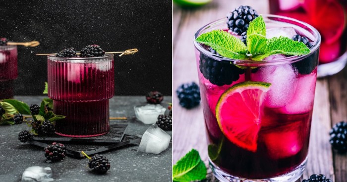 Recipe for blackberry sangria from outback