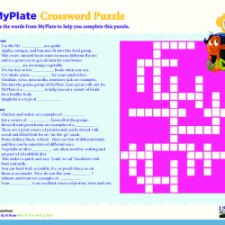 My plate crossword answer key