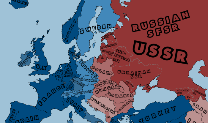 Cold war map europe 1945 worksheet answers