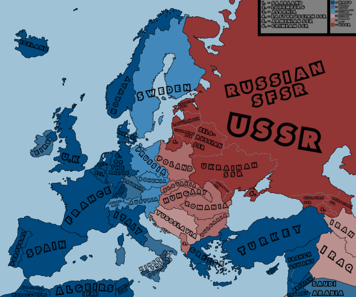 Cold war map europe 1945 worksheet answers