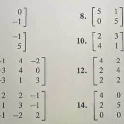 Exercises diagonalize matrices