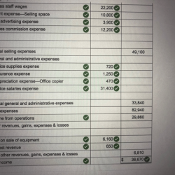 Fit for life foods reports the following income statement